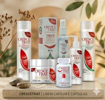 Kit Crescetrat Completo (Linha Capilar + Cápsulas)