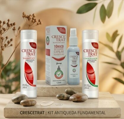Kit Antiqueda Fundamental (Tônico + Shampoo + Condicionador)